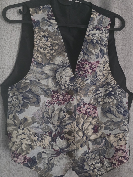 Memphis Jackets & Blazers - Floral Brocade Vest - Multicolor